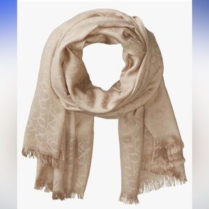 Calvin Klein womens Logo Pashmina Scarf